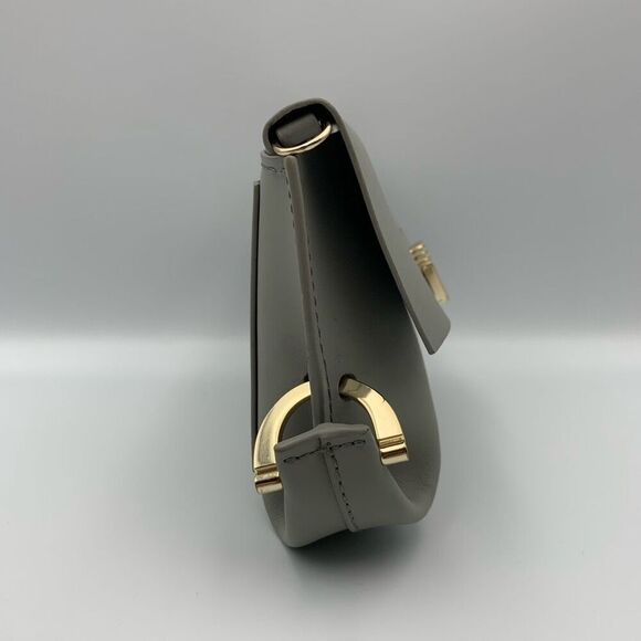 ZAC ZAC Posen Eartha Folded Gusset Chain Crossbody Bag in Gray - Picture 6 of 12